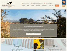 Tablet Screenshot of fenhamfarm.co.uk